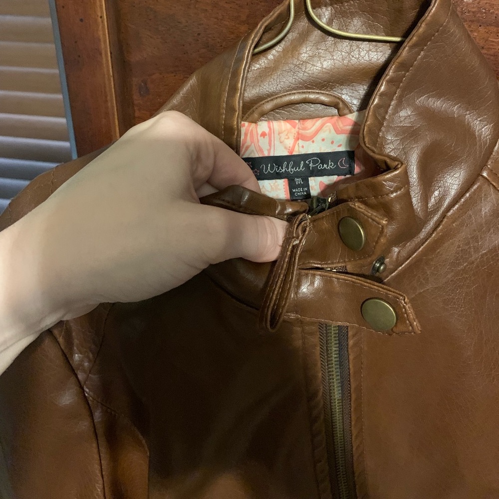Faux leather jacket - Picture 2 of 3